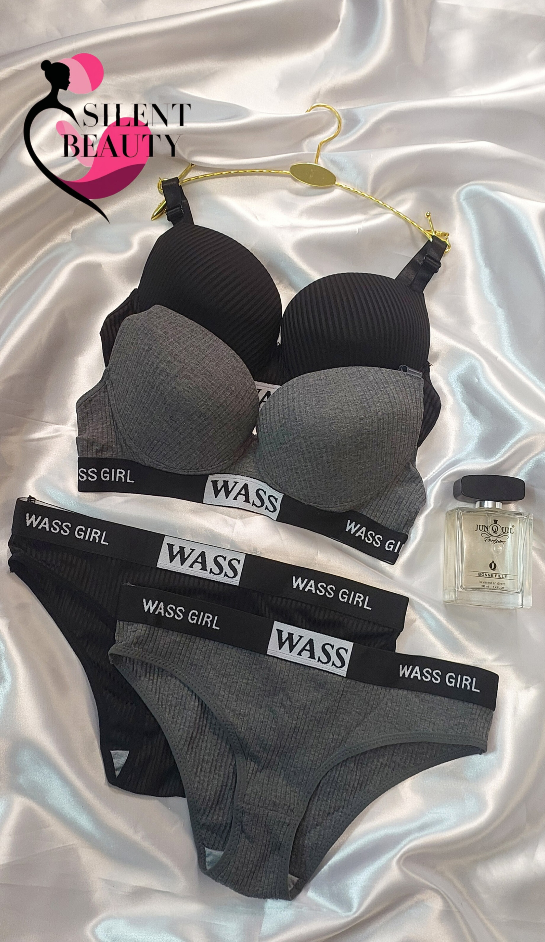 شورت سوتین اسفنجی طرح کبریتی wass